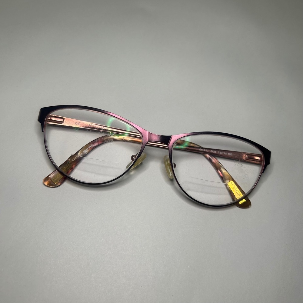 Marciano Guess GM 237 PUR Purple Rose Gold Cat Eye Eyeglass Frames 53-15-135